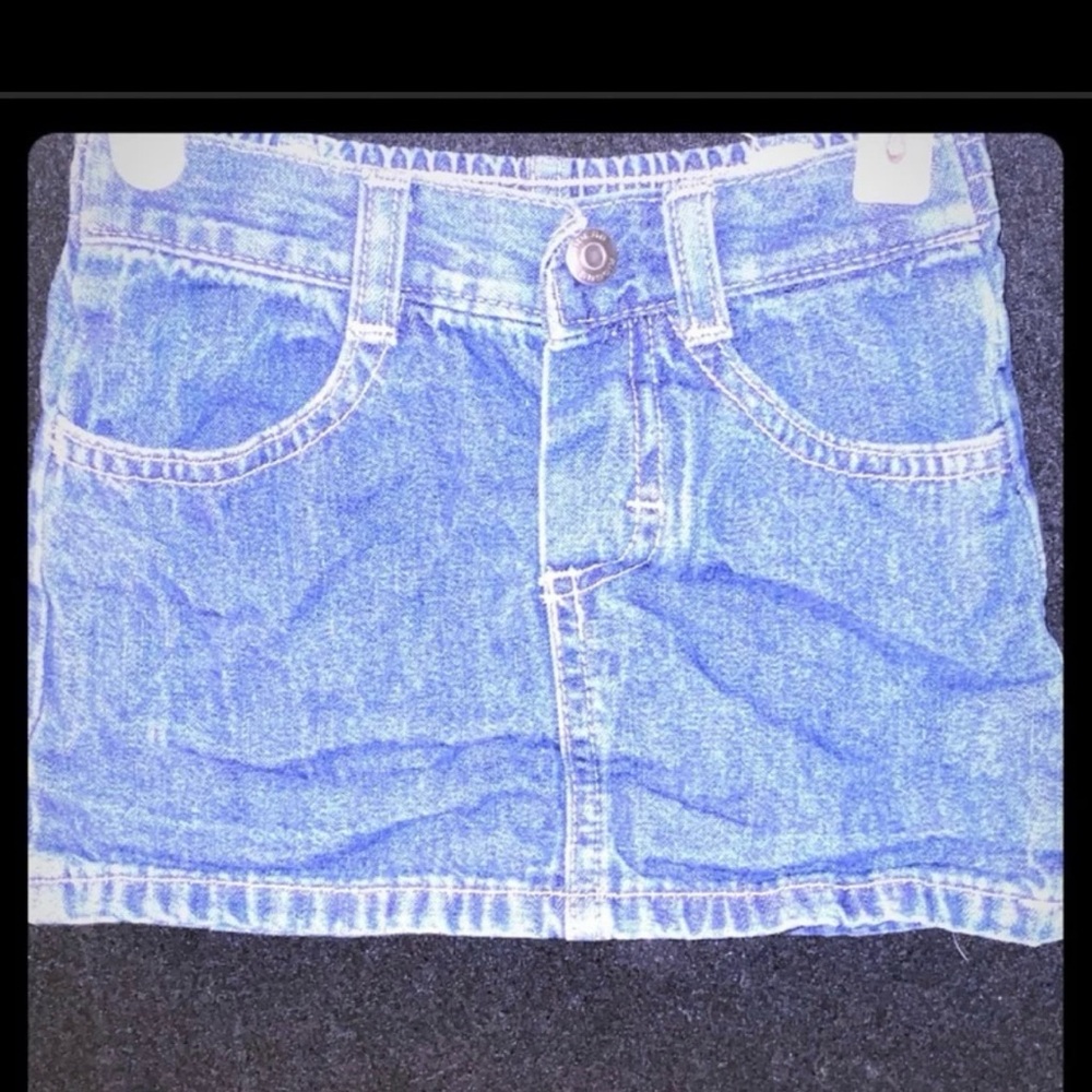 💞 Baby & Toddler Girls Size 12 Month Blue Denim Jean Skirt